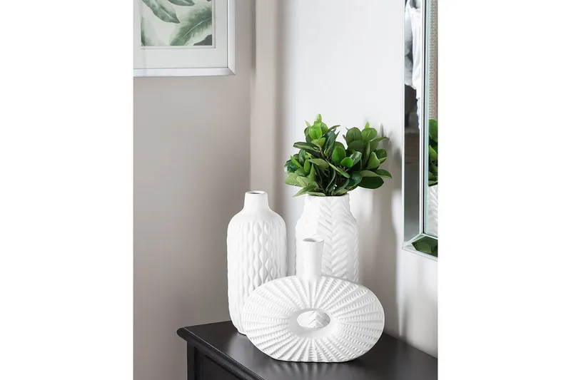Dekorationsvas Emar Vit - Vit - Inredning - Vas