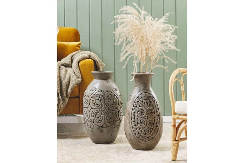 Dekorationsvas Megara Grå - Grå - Inredning - Vas