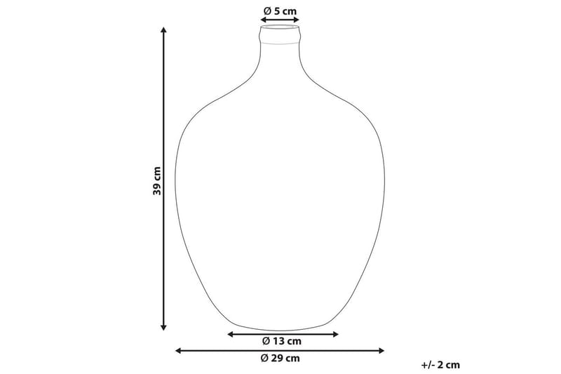 Dekorationsvas Roti Ljusblå - Ljusblå - Inredning - Vas
