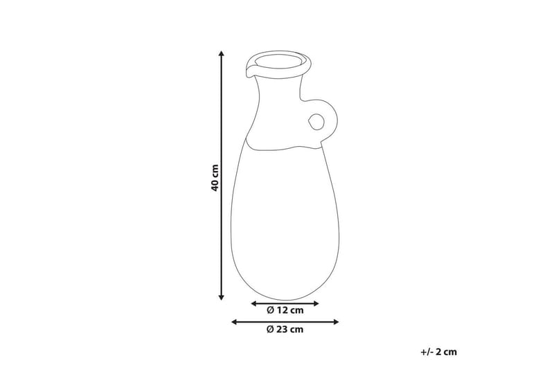 Dekorationsvas Velia 23x23x40 cm - 23x23x40 cm - Inredning - Vas