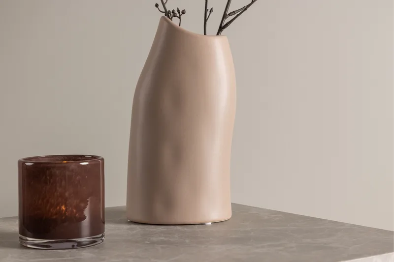 Ernst Vas 9x9 cm - Ljusrosa - Inredning - Vas