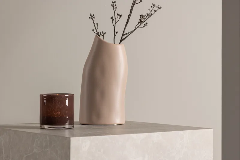 Ernst Vas 9x9 cm - Ljusrosa - Inredning - Vas