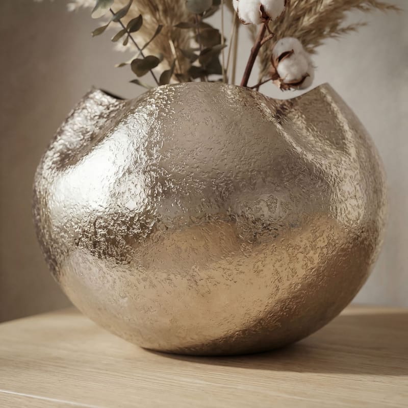 Harvik Bordsvas 30 cm i aluminium - Silver - Inredning - Vas