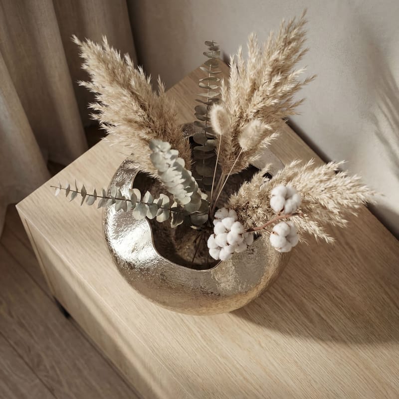 Harvik Bordsvas 30 cm i aluminium - Silver - Inredning - Vas
