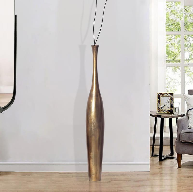 Isloren Vas 100 cm - Guldfärgad - Inredning - Vas