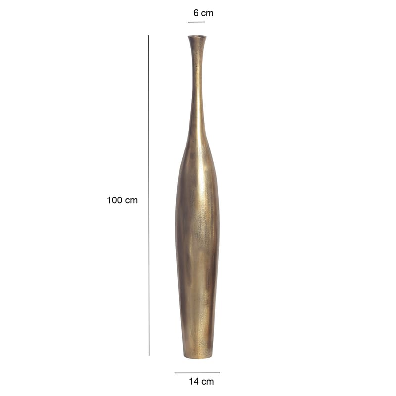 Isloren Vas 100 cm - Guldfärgad - Inredning - Vas