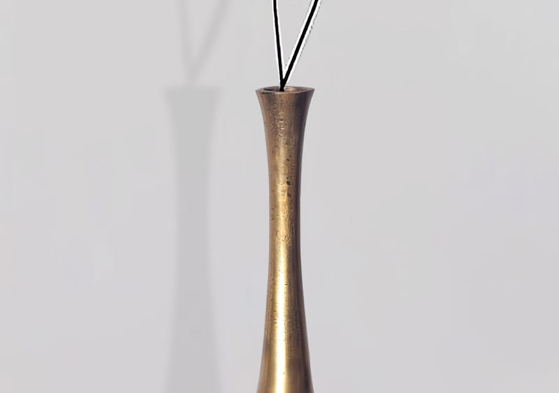 Isloren Vas 100 cm - Guldfärgad - Inredning - Vas