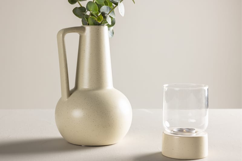 Lane Vas 15x15 cm - Beige - Inredning - Vas