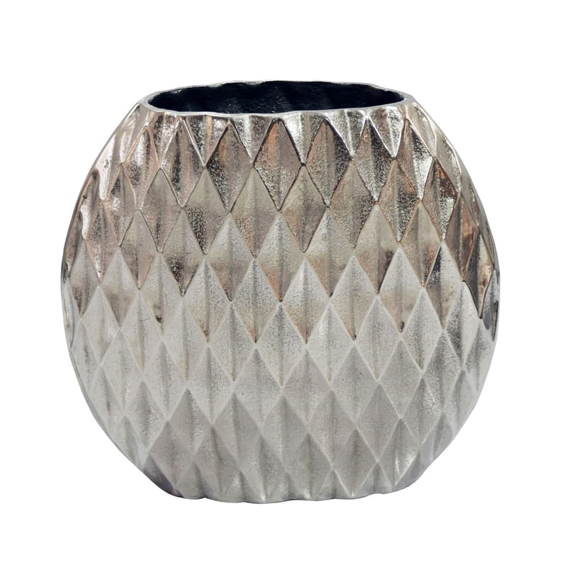 Larek Bordsvas i aluminium - Silver - Inredning - Vas