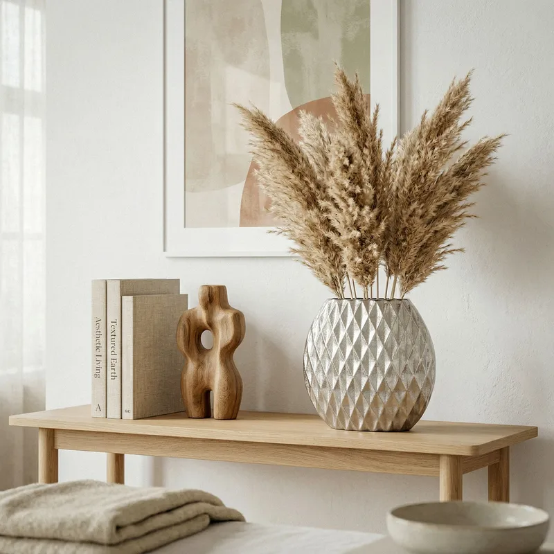 Larek Bordsvas i aluminium - Silver - Inredning - Vas