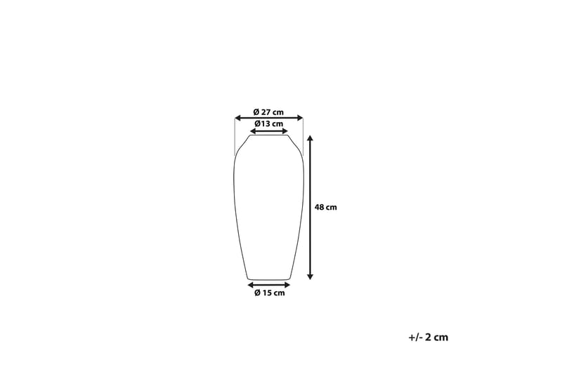 Lorca Vas 27 cm - Grå - Vas - Blomvas - Dekoration & inredningsdetaljer