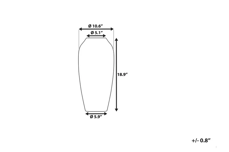Lorca Vas 27 cm - Silver - Inredning - Vas