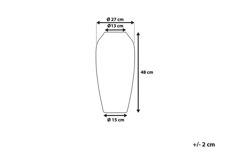 Lorca Vas 27 cm - Silver - Inredning - Vas