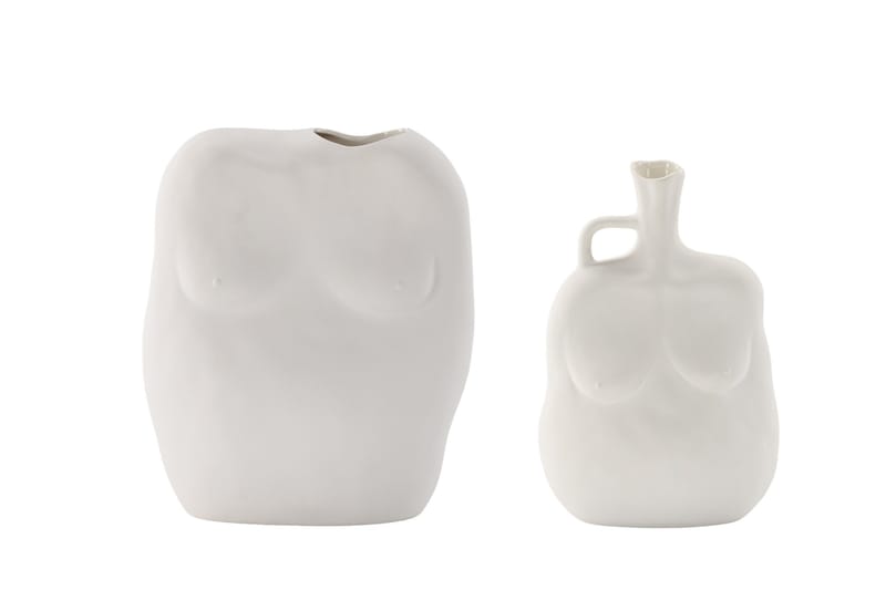 Romie Vas 14x14 cm, Offwhite