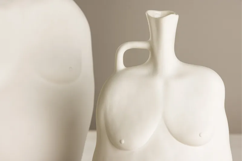 Romie Vas 14x14 cm - Offwhite - Inredning - Vas