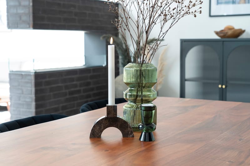 Vas Glas 24,5 cm - grön - Inredning - Vas