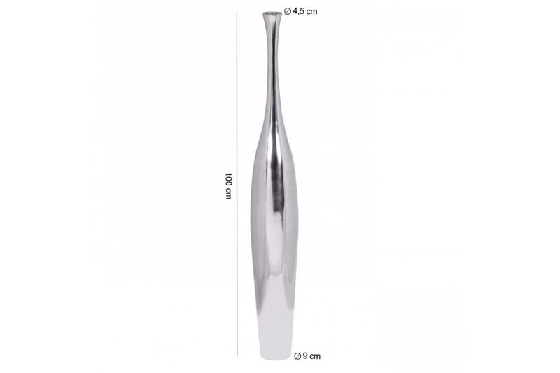 Vas Wohnling polerad aluminiumgjutning, modern stil 100 cm - 100 cm - Inredning - Vas