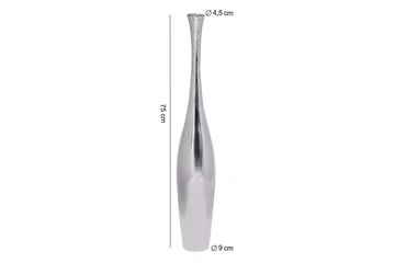 Vas Wohnling polerad aluminiumgjutning, modern stil 75 cm - 75 cm - Inredning - Vas