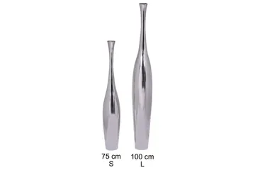 Vas Wohnling polerad aluminiumgjutning, modern stil 100 cm - 100 cm - Inredning - Vas
