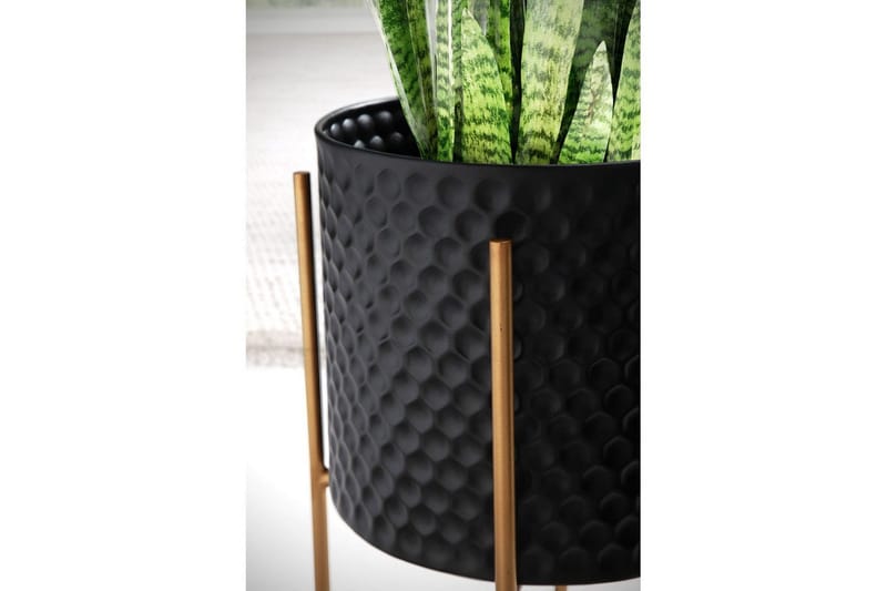 Vas Wohnling Set om 2 Aluminium Blomväxtkruka 3D-Cirkelyta Modern - Inredning - Kruka & ytterkruka