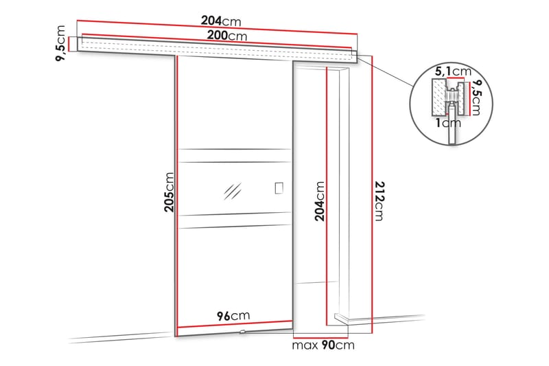 Bemi Skjutdörr - Hus & renovering - Bygg - Dörrar & Portar - Skjutdörrar