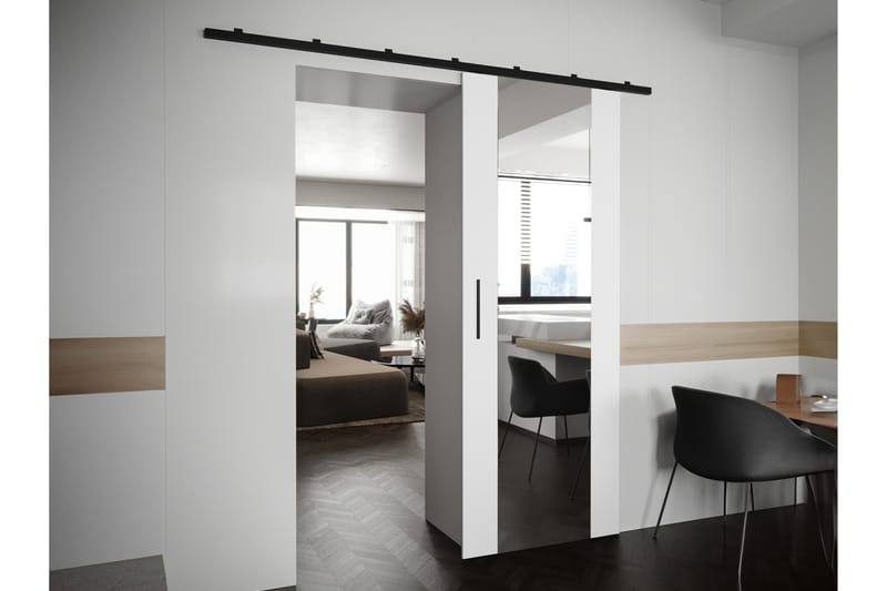 Cassidy Skjutdörr - Vit - Hus & renovering - Bygg - Dörrar & Portar - Skjutdörrar