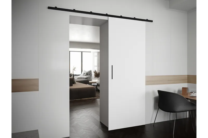 Cassidy Skjutdörr - Vit - Hus & renovering - Bygg - Dörrar & Portar - Skjutdörrar