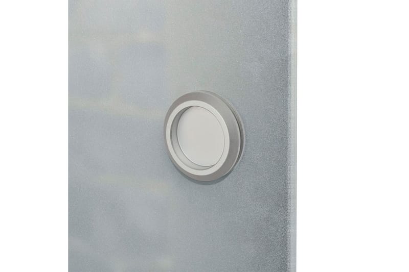 Skjutdörr glas och aluminium 178 cm silver - Silver - Hus & renovering - Bygg - Dörrar & Portar - Dörrbeslag & dörrtillbehör