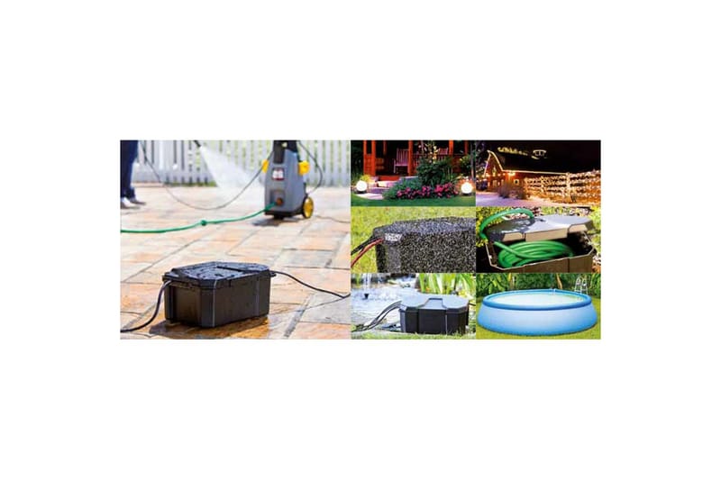 Garden Power Box Heissner - Hus & renovering - Bygg - Dörrar & Portar - Dörrlås & dörrhandtag - Låskista & låshus