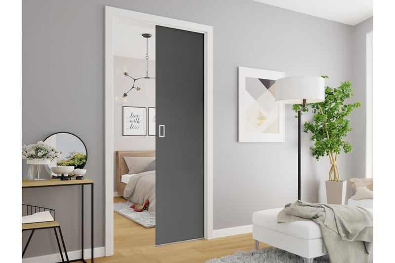 Dianna Skjutdörr - Grå - Hus & renovering - Bygg - Dörrar & Portar - Skjutdörrar