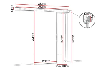 Doncaster Skjutdörr - Beige - Hus & renovering - Bygg - Dörrar & Portar - Skjutdörrar