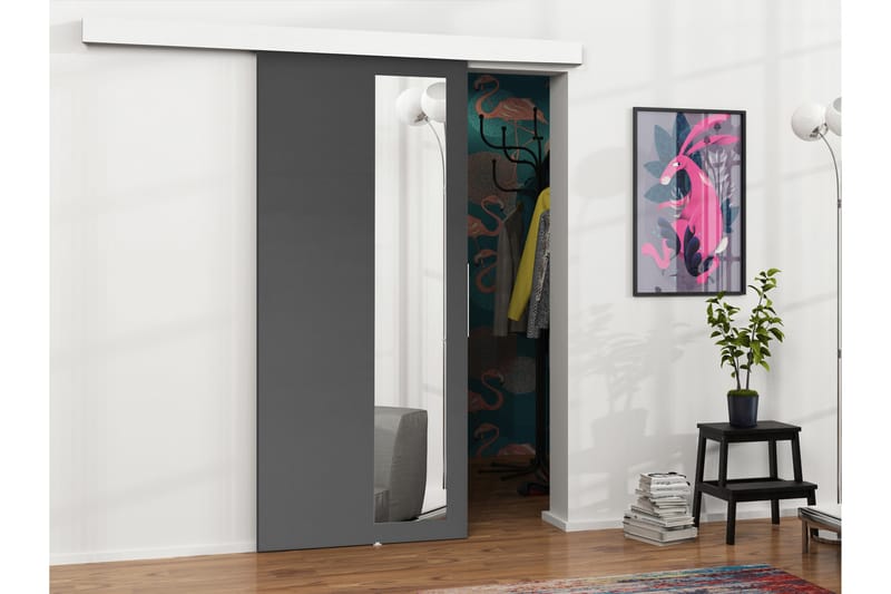 Doncaster Skjutdörr - Vit/Grå - Hus & renovering - Bygg - Dörrar & Portar - Skjutdörrar