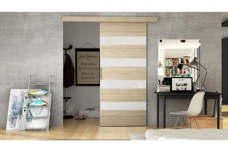 Granica Skjutdörr - Beige/Vit - Hus & renovering - Bygg - Dörrar & Portar - Skjutdörrar