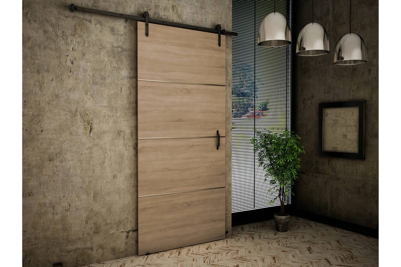 Retro Skjutdörr - Beige - Hus & renovering - Bygg - Dörrar & Portar - Skjutdörrar