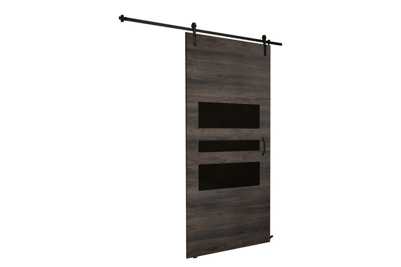 Retro Skjutdörr - Brun - Hus & renovering - Bygg - Dörrar & Portar - Skjutdörrar