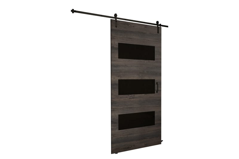 Retro Skjutdörr - Brun - Hus & renovering - Bygg - Dörrar & Portar - Skjutdörrar