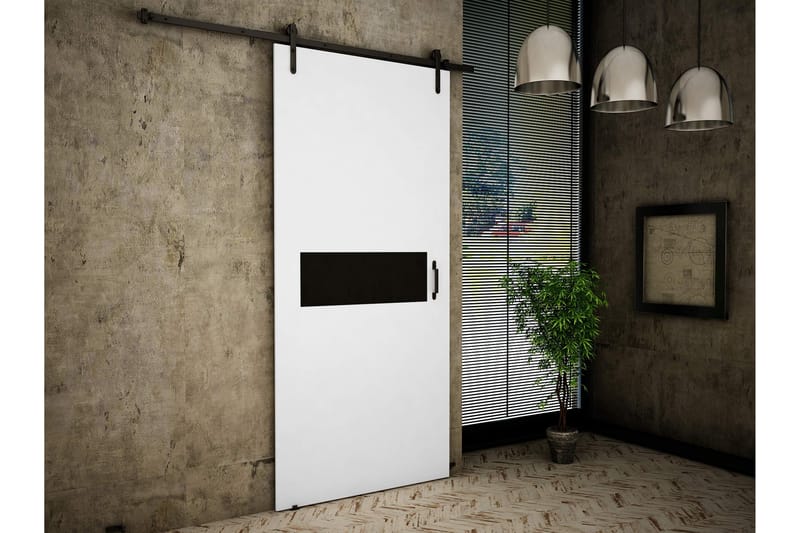 Retro Skjutdörr - Vit - Hus & renovering - Bygg - Dörrar & Portar - Skjutdörrar
