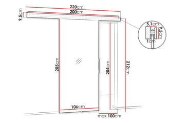 Sigra Skjutdörr - Vit - Hus & renovering - Bygg - Dörrar & Portar - Skjutdörrar