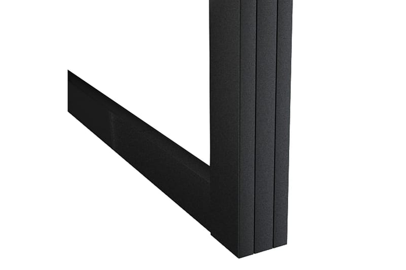 Skjutdörr aluminium med ESG-glas 102,5x205 cm svart - Svart - Hus & renovering - Bygg - Dörrar & Portar - Skjutdörrar