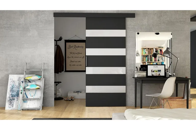 Skjutdörr - Hus & renovering - Bygg - Dörrar & Portar - Skjutdörrar - Skjutdörr innerdörr