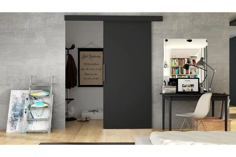 Skjutdörr - Hus & renovering - Bygg - Dörrar & Portar - Skjutdörrar - Skjutdörr innerdörr