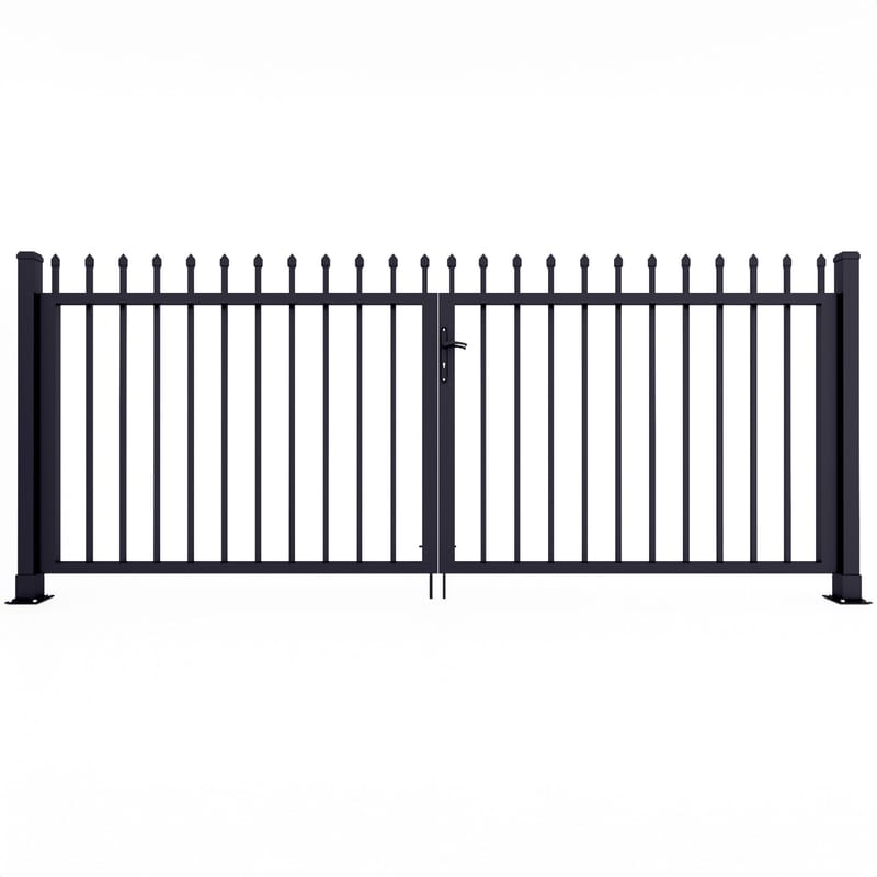 Smidesgrind 120x300cm | Dubbelgrind | Smedsbyn - Hus & renovering - Bygg - Dörrar & Portar - Dörrbeslag & dörrtillbehör