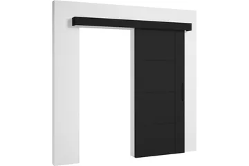 Takeya Skjutdörr 96,5x205 cm - Svart - Hus & renovering - Bygg - Dörrar & Portar - Skjutdörrar