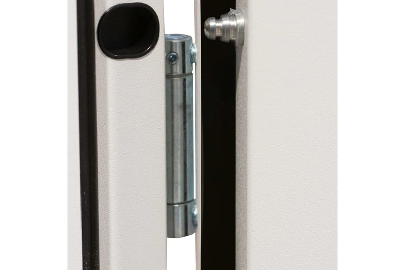 Ytterdörr aluminium vit 90x200 cm - Vit - Enkelytterdörr
