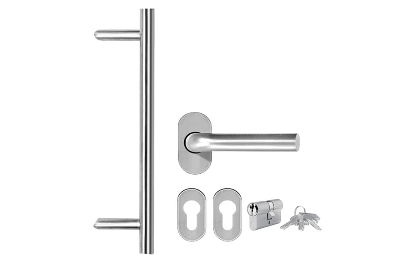 Ytterdörr vit 88x200 cm - Vit - Hus & renovering - Bygg - Dörrar & Portar - Ytterdörrar - Enkelytterdörr