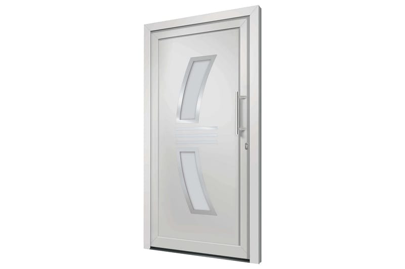 Ytterdörr vit 88x200 cm - Vit - Hus & renovering - Bygg - Dörrar & Portar - Ytterdörrar - Enkelytterdörr