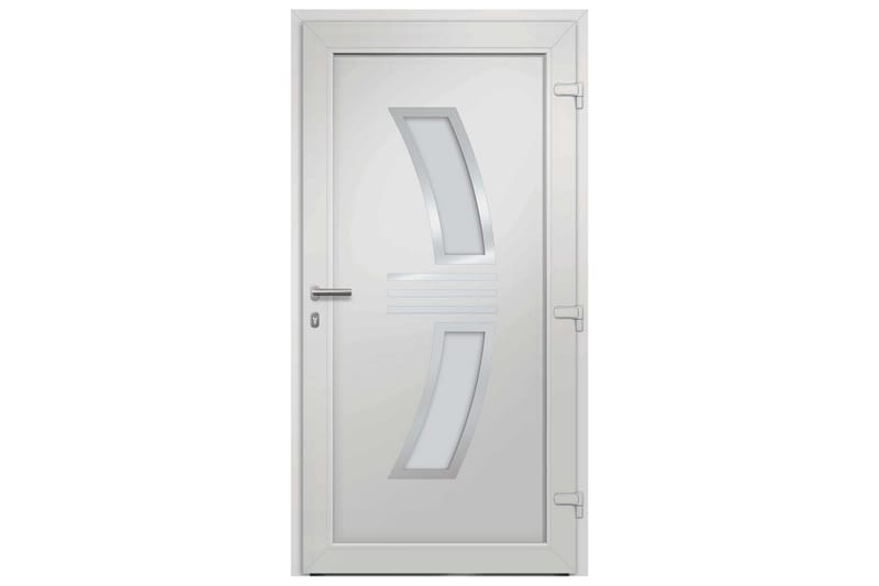 Ytterdörr vit 88x200 cm - Vit - Hus & renovering - Bygg - Dörrar & Portar - Ytterdörrar - Enkelytterdörr