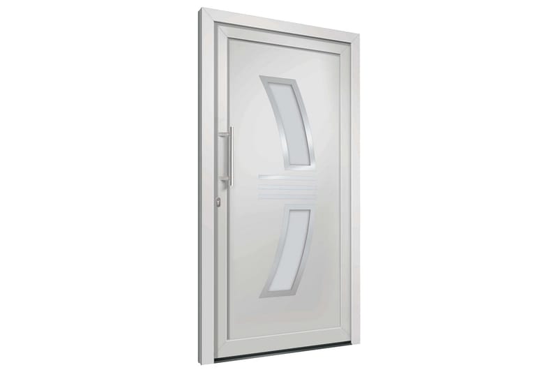 Ytterdörr vit 88x200 cm - Vit - Hus & renovering - Bygg - Dörrar & Portar - Ytterdörrar - Enkelytterdörr