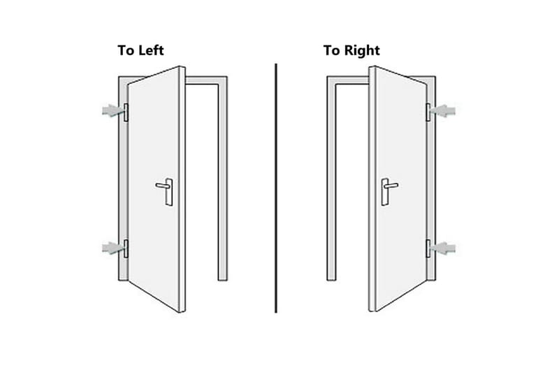 Ytterdörr vit 98x208 cm - Vit - Hus & renovering - Bygg - Dörrar & Portar - Ytterdörrar - Enkelytterdörr