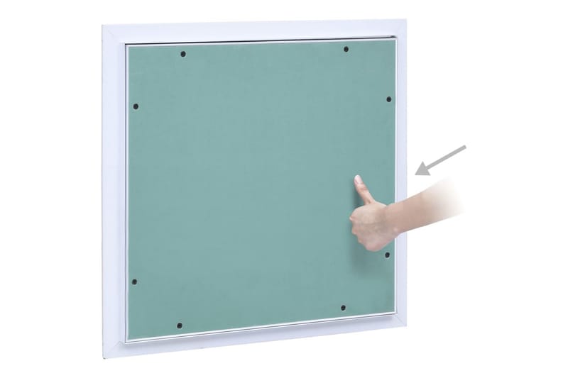 Inspektionslucka med aluminiumram och gipsskiva 200x200 mm - Fönsterluckor